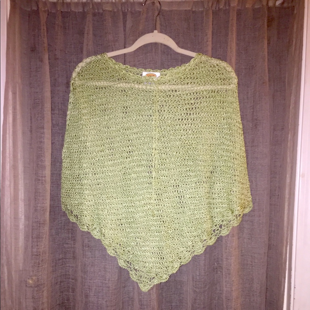 Talbots Crochet Cape